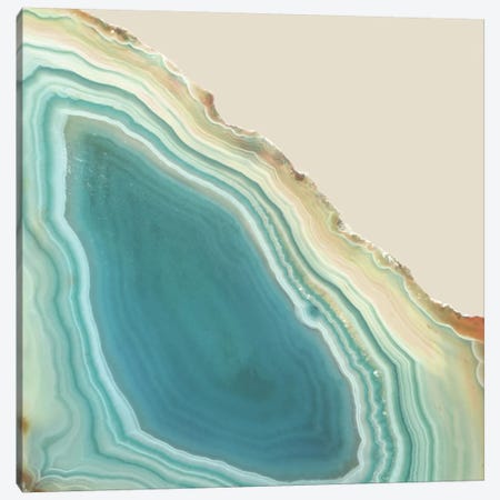 Turquoise Agate Canvas Print #MGK4} by Nature Magick Art Print