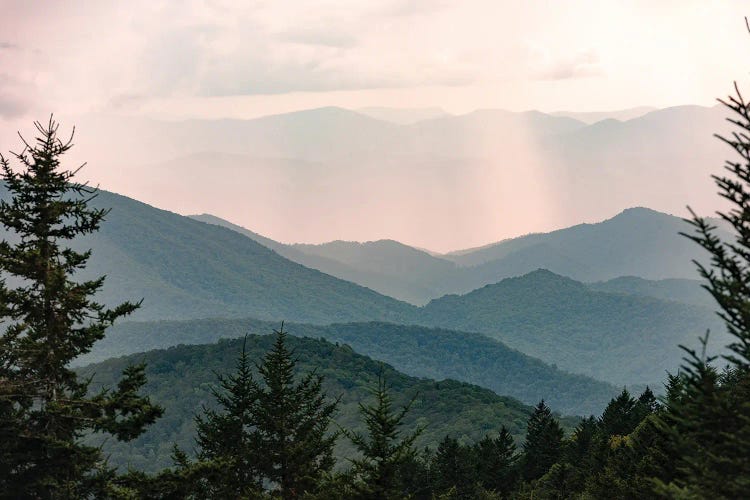 Smoky Mountain Pastel Sunset National Park Adventure