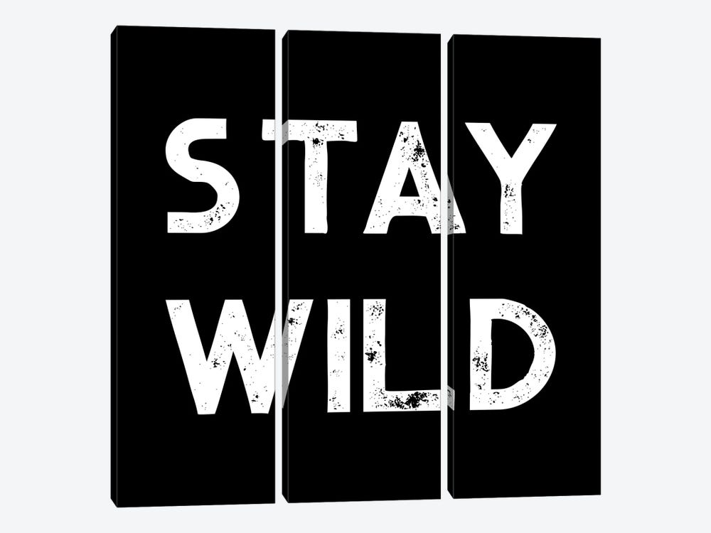Stay Wild Vintage Adventure by Nature Magick 3-piece Canvas Art