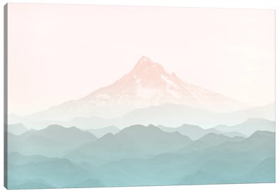 Mount Hood Oregon  - Wanderlust Adventure Canvas Art Print - Rustic Décor
