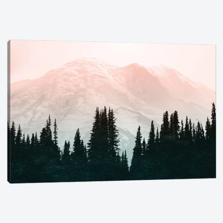 Mount Rainier National Park - Wanderlust Adventure Canvas Print #MGK517} by Nature Magick Art Print
