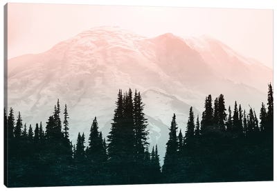 Mount Rainier National Park - Wanderlust Adventure Canvas Art Print - Cascade Range Art