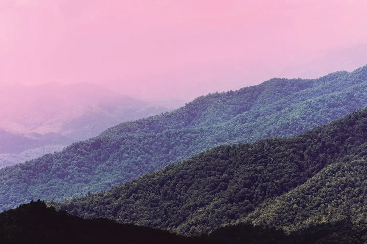 Pastel Pink Mountain Adventure - Smoky Mountains