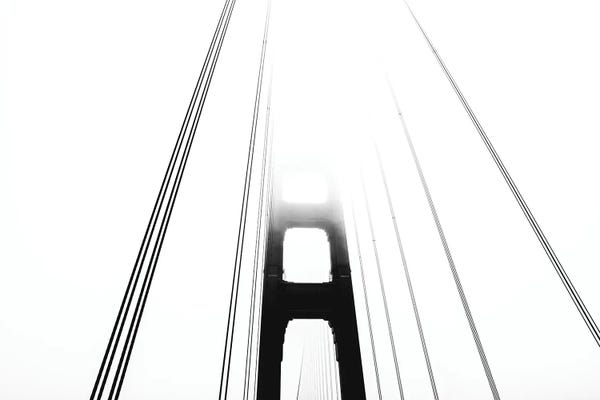 Golden Gate Bridge: Golden Gate Bridge San Francisco Black And White by Nature Magick