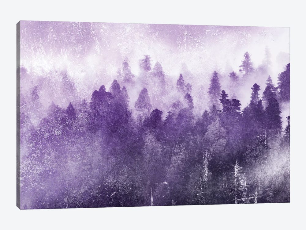Ultra Violet Purple Forest Adventure by Nature Magick 1-piece Canvas Art