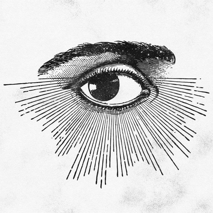 Eye In Space Stars by Nature Magick wall art