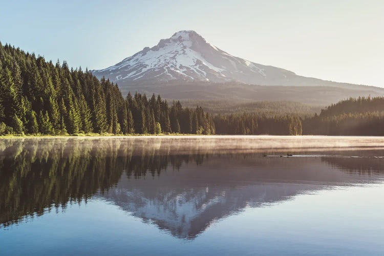 Mountain Lake Reflection Mount Hood, Oregon