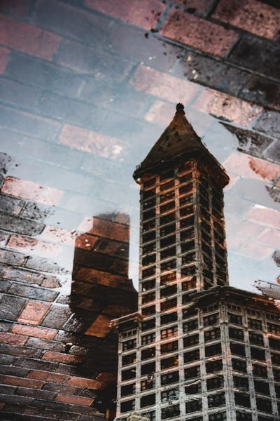 Seattle: Smith Tower Reflection Seattle, Washington by Nature Magick