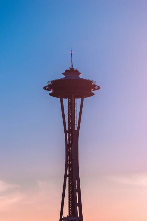 Space Needle Sunset Seattle, Washington