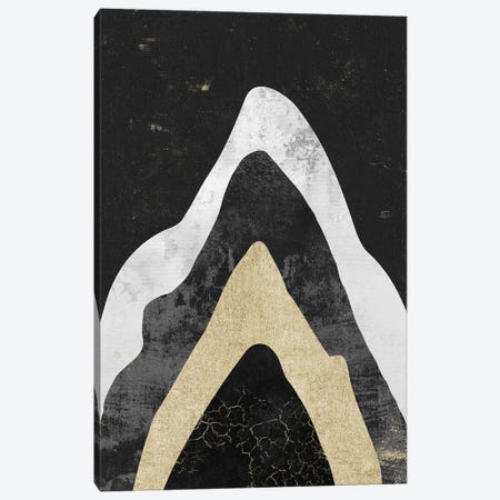 Abstract Gold Mountain Art Canvas Print #MGK566} by Nature Magick Canvas Wall Art
