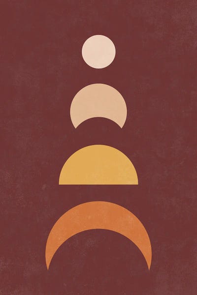 Boho Terracotta Desert Abstract II