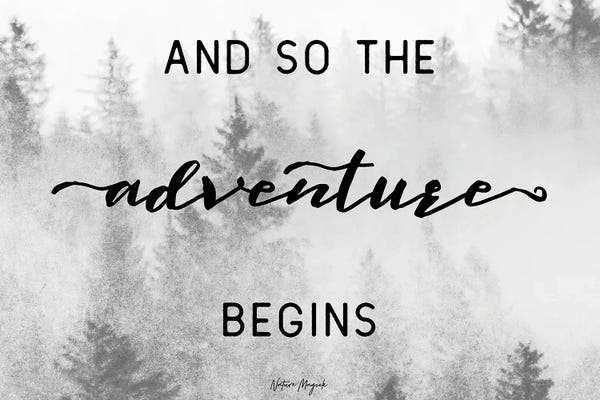 Adventure: And So The Adventure Begins Foggy Forest by Nature Magick