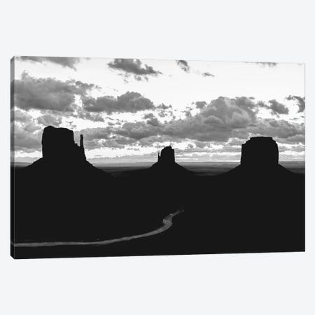 Monument Valley Sunrise Black And White Canvas Print #MGK588} by Nature Magick Canvas Print