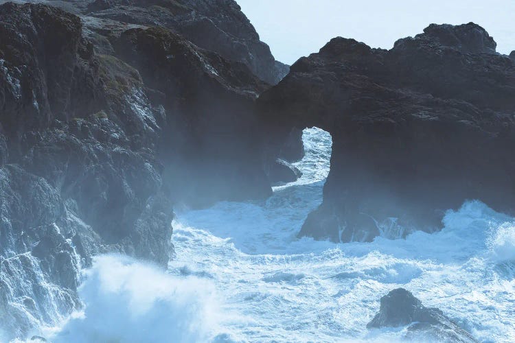 Blue Coastal Bridge Oregon Pacific Ocean