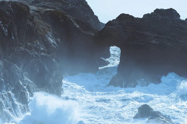 Oregon: Blue Coastal Bridge Oregon Pacific Ocean by Nature Magick