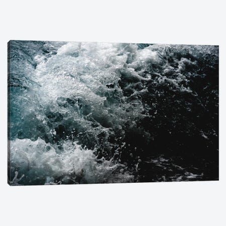Blue Ocean Waves Abstract Canvas Print #MGK591} by Nature Magick Canvas Wall Art