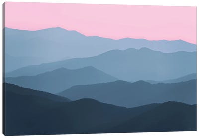 Layer Cake - Smoky Mountain National Park Canvas Art Print - Appalachian Mountains