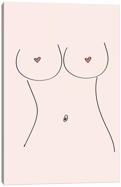 Free Love Canvas Art Print - Bathroom Nudes Art