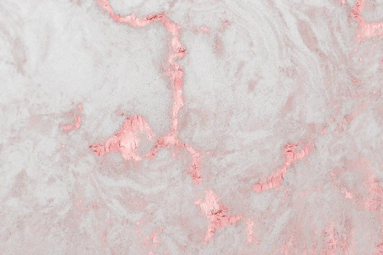 Pretty Rose Gold Pink Marble