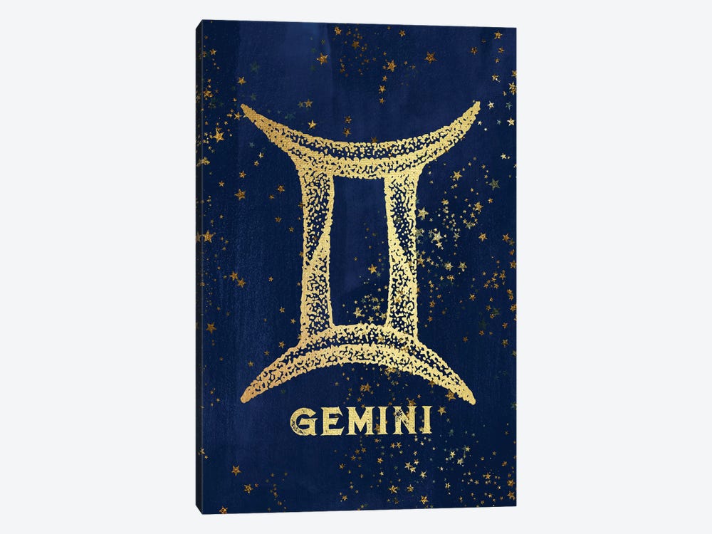 Gemini Zodiac Sign 1-piece Canvas Artwork
