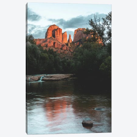 Cathedral Rock Sunset - Sedona Arizona Canvas Print #MGK614} by Nature Magick Canvas Wall Art