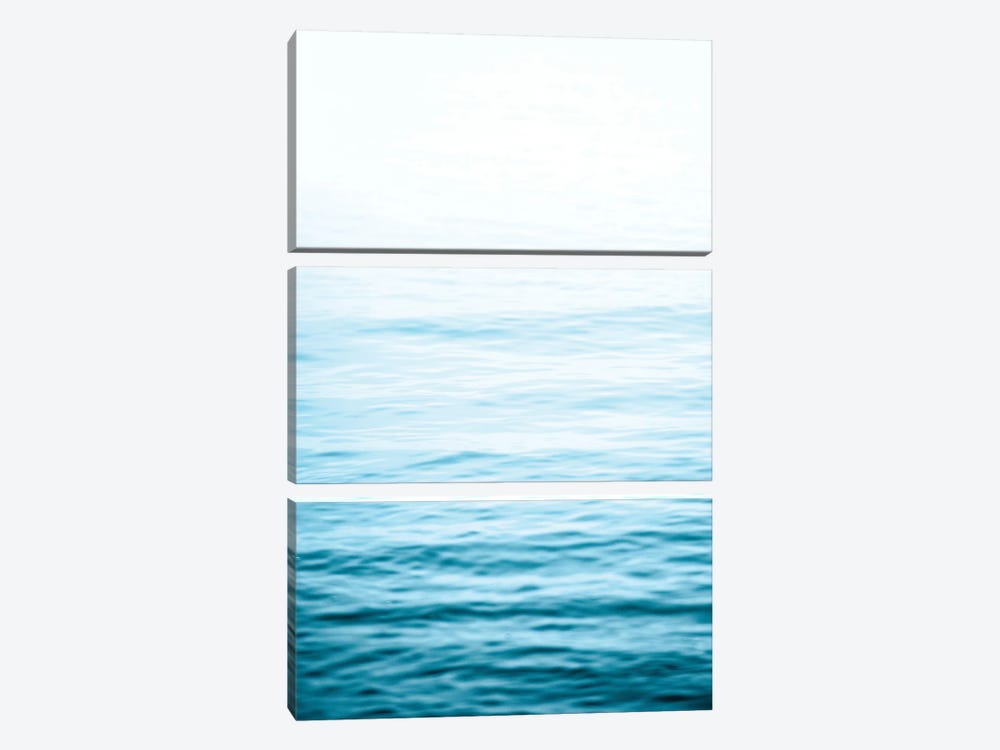 Calm Teal Ocean Energy by Nature Magick 3-piece Canvas Art Print