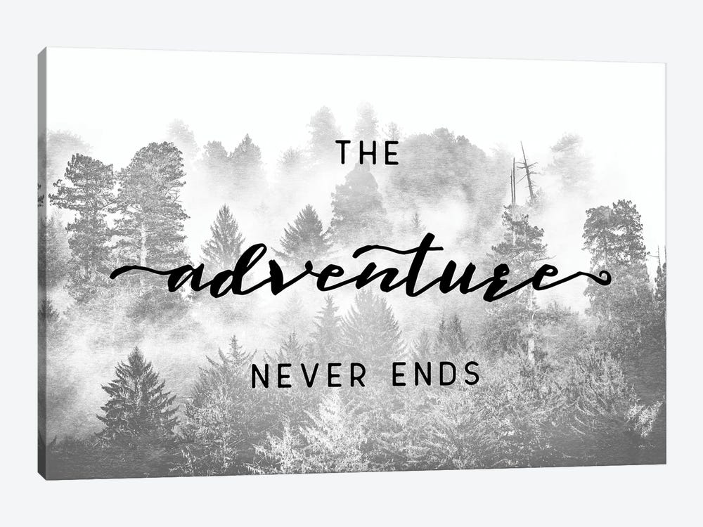 Adventure Never Ends - Redwood Forest by Nature Magick 1-piece Canvas Wall Art