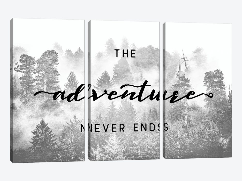 Adventure Never Ends - Redwood Forest by Nature Magick 3-piece Canvas Art