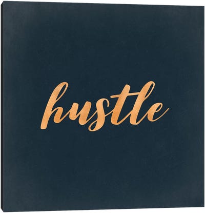 Hustle Canvas Art Print - Modern Minimalist