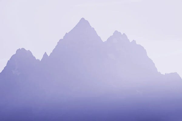 2022 | Very Peri: Very Peri Periwinkle 2022 Color Of The Year Grand Teton Sunset by Nature Magick