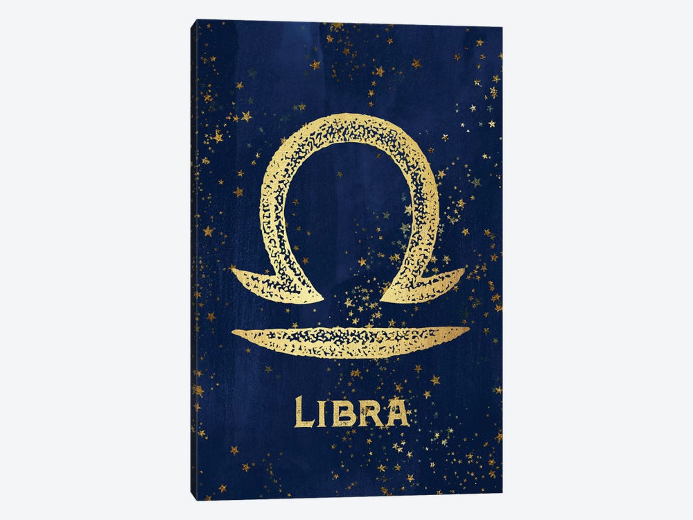 Libra Zodiac Sign by Nature Magick 1-piece Canvas Wall Art