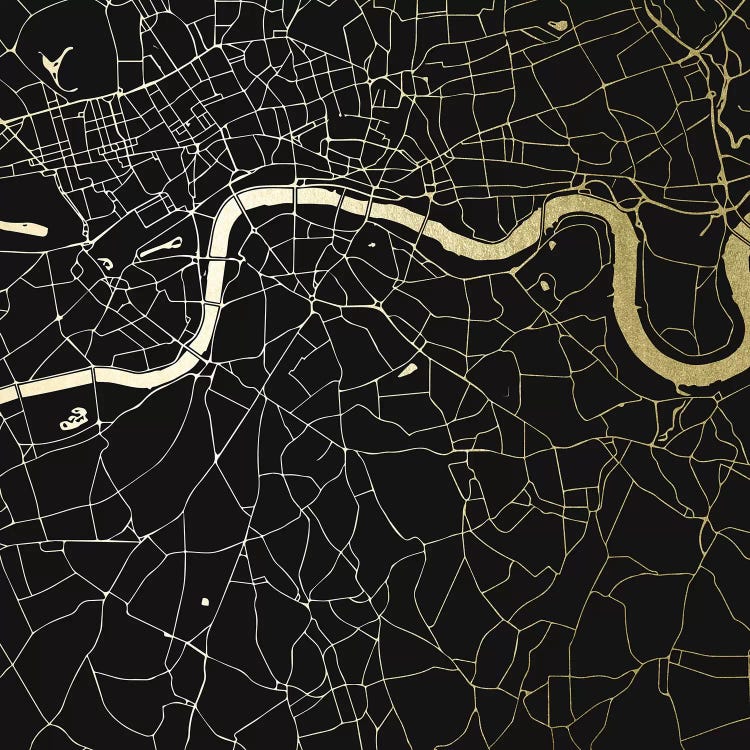 London England City Map by Nature Magick wall art