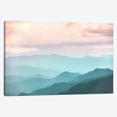 Smoky Mountain National Park Sunset Layers II Canvas Print #MGK680} by Nature Magick Canvas Artwork