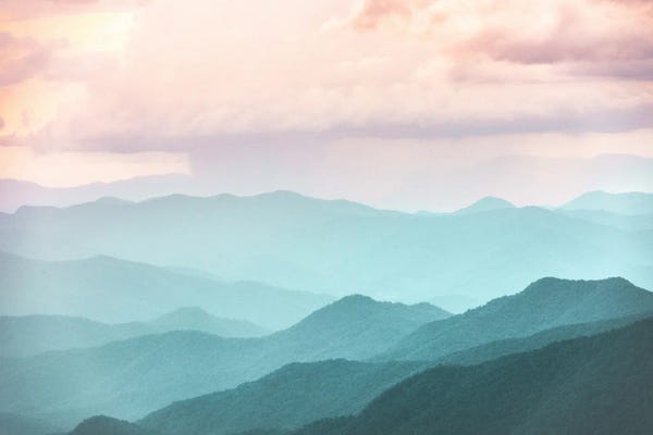 Nature Magick: Smoky Mountain National Park Sunset Layers II by Nature Magick