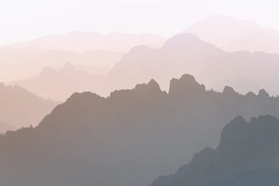 Smoky Mountain National Park Sunset by Nature Magick framed canvas print