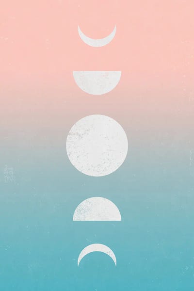 Boho Lunar Ocean Sunset