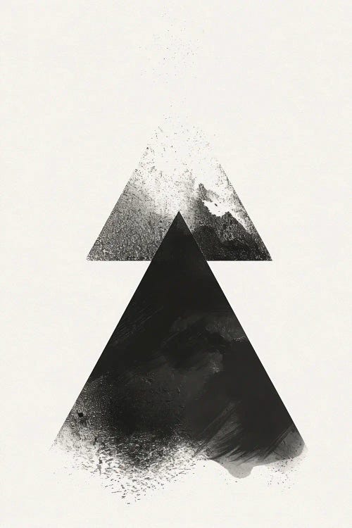 Mystic Mountain Memories Abstract by Nature Magick wall art
