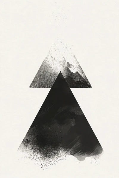 Mystic Mountain Memories Abstract