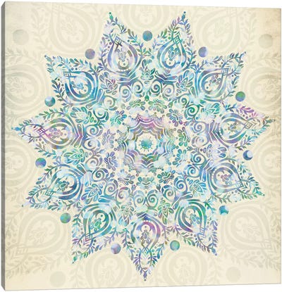 Mandala Mermaid Dreams Canvas Art Print - Mandala Art