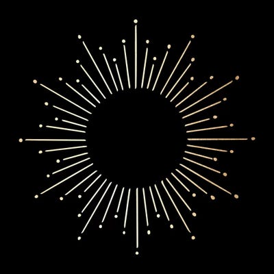 Sunburst Mandala by Nature Magick canvas print