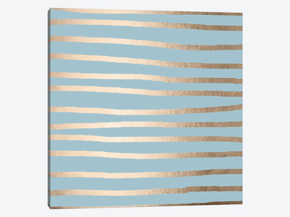 Modern Abstract Stripes by Nature Magick 1-piece Canvas Artwork