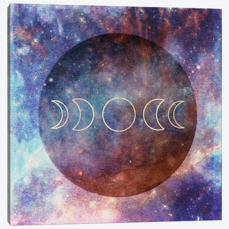 Moon Phases Canvas Print #MGK87} by Nature Magick Canvas Print
