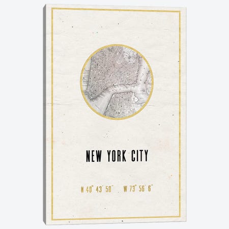 NYC, New York Canvas Print #MGK97} by Nature Magick Canvas Art