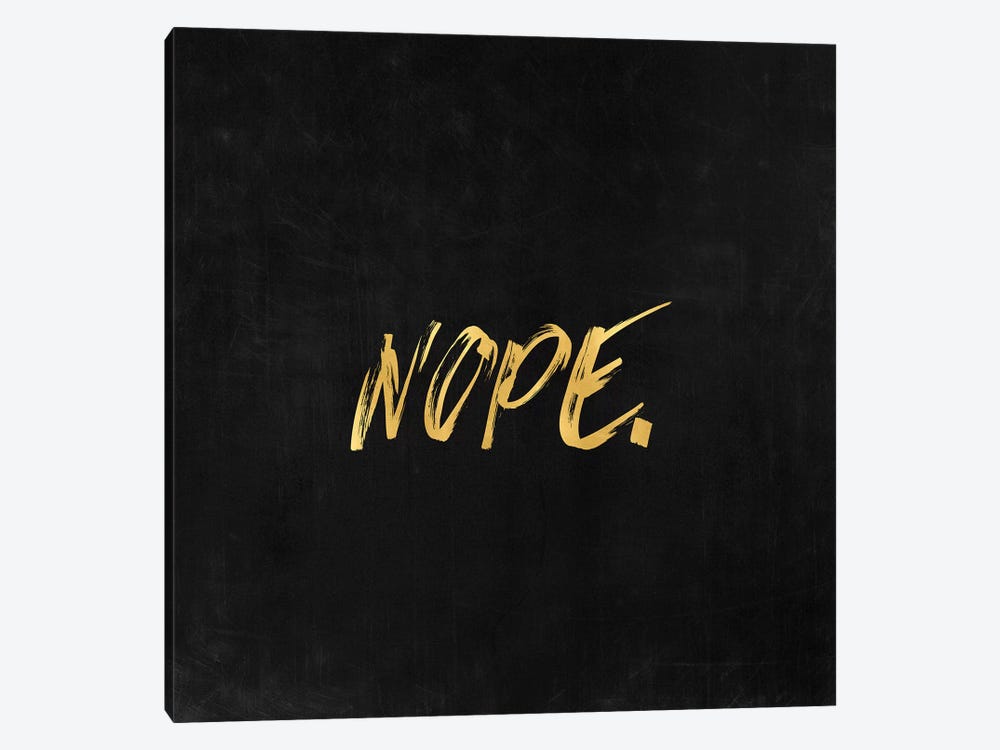 Nope by Nature Magick 1-piece Canvas Art Print