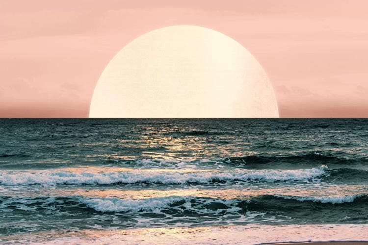 Ocean Beach Sunset by Nature Magick wall art
