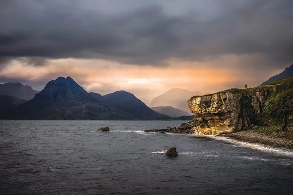 Atmospheric Photography: Scottish Cliffs At Elgol by Mark Gemmell