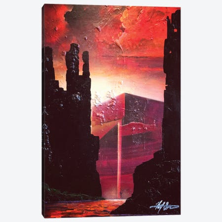 Red Rock Canvas Print #MGO104} by Michael Goldzweig Art Print