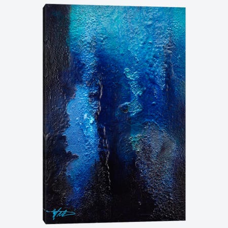 Deep Blue Coral Canvas Print #MGO2} by Michael Goldzweig Canvas Art