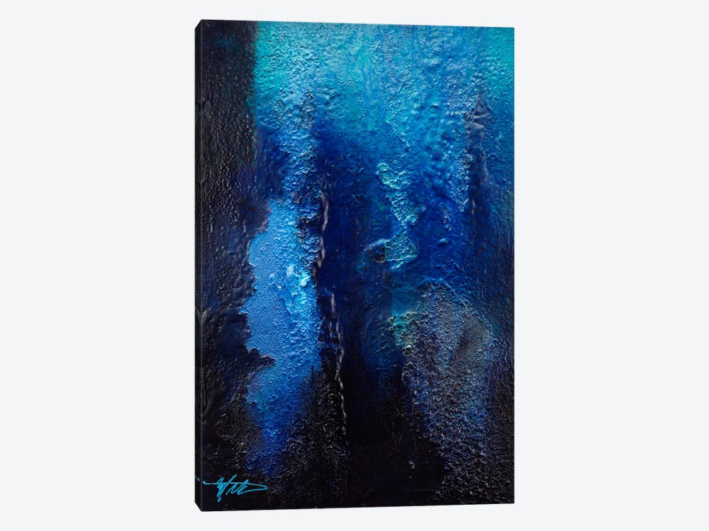 Deep Blue Coral by Michael Goldzweig 1-piece Canvas Wall Art