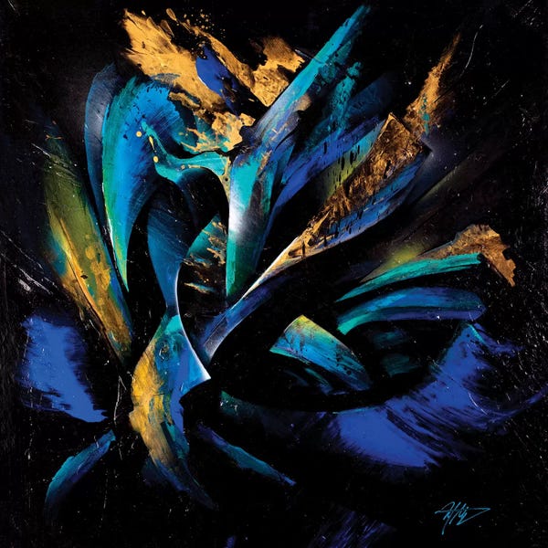 Abstract Expressionism: Northern Lights by Michael Goldzweig